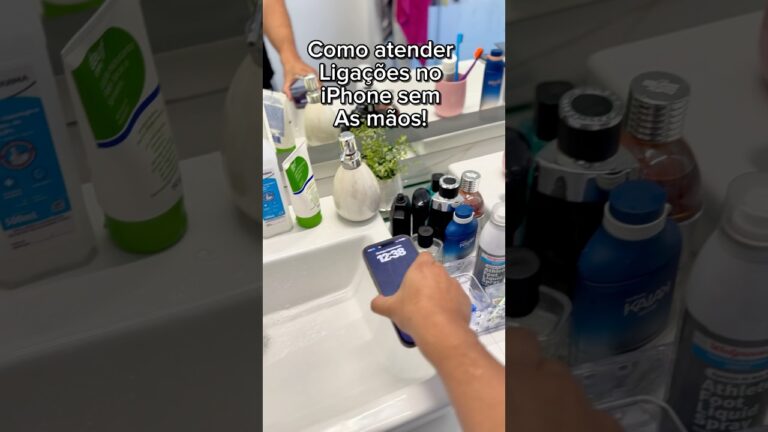 Como atender uma chamada no iPhone com a voz