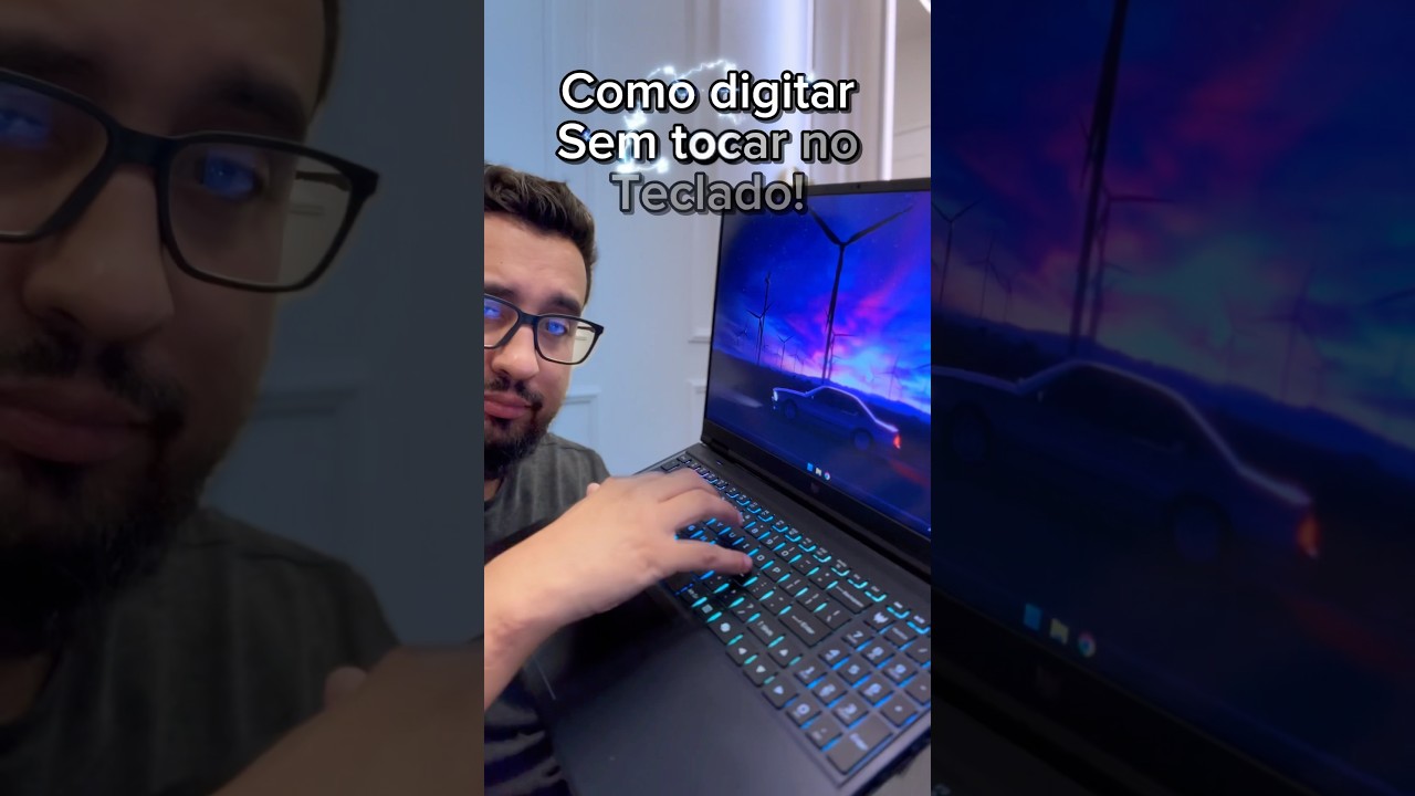 Como digitar no computador sem tocar no teclado