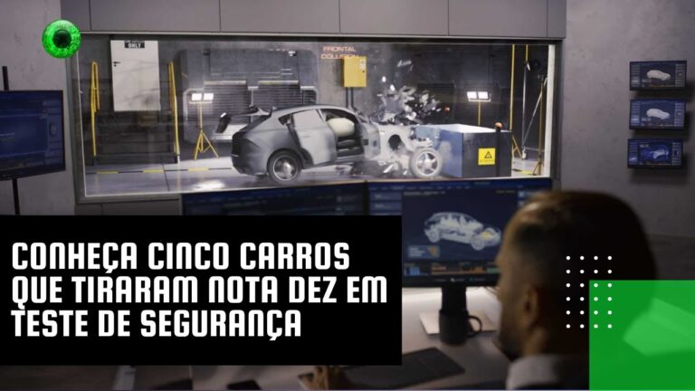 Conheça cinco carros que tiraram nota dez em teste de segurança