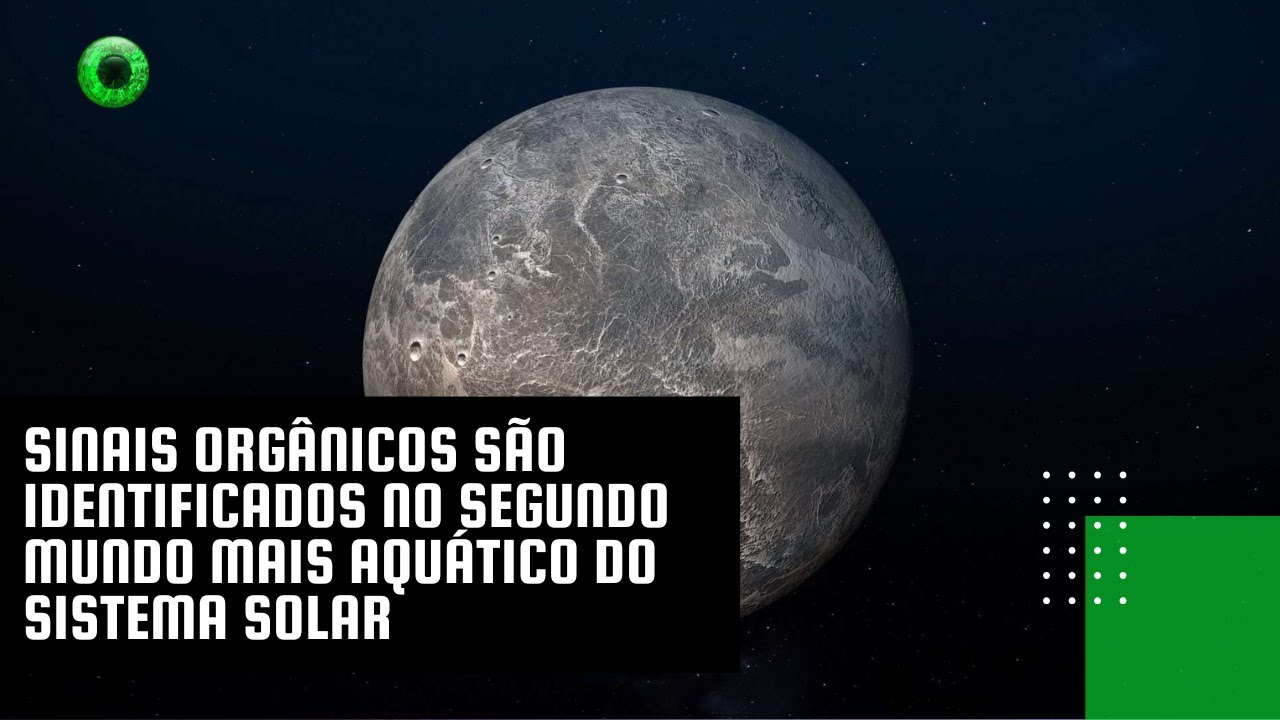 Sinais orgânicos são identificados no segundo mundo mais aquático do Sistema Solar