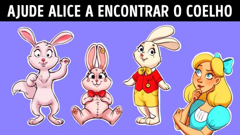 Decifre Vários Enigmas para Ajudar Alice a Escapar do País das Maravilhas