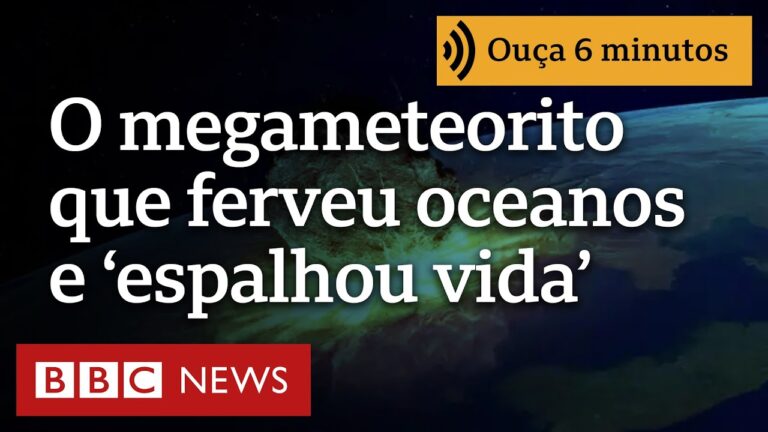 O megameteorito que destruiu o fundo do mar e ferveu os oceanos da Terra