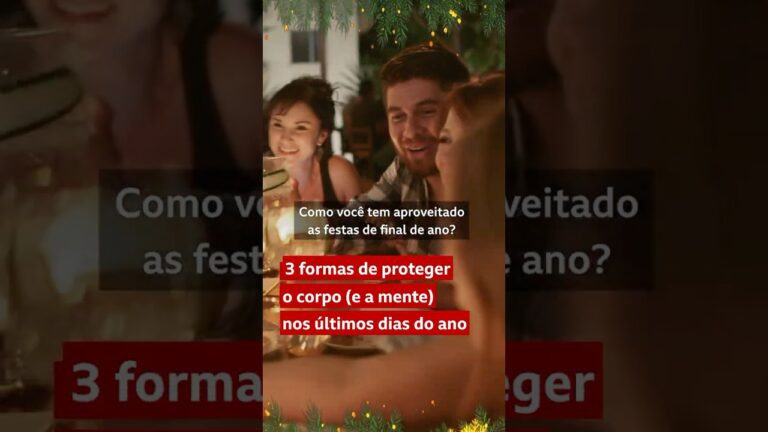 Um fim de ano mais ‘zen’ e menos ‘pé na jaca’? 3 dicas para ter ‘corpo são, mente sã’ #bbcnewsbrasil