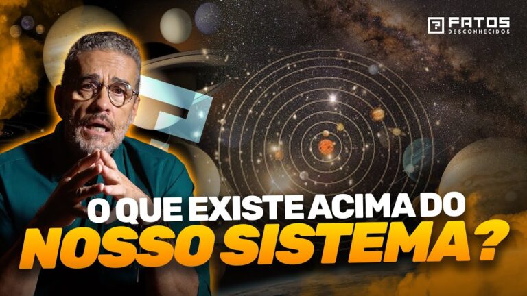 O que há acima e abaixo do Sistema Solar?