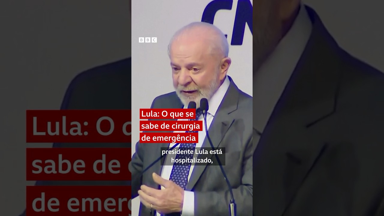 Lula é internado e passa por cirurgia para conter hemorragia intracraniana #bbcbrasil #lula