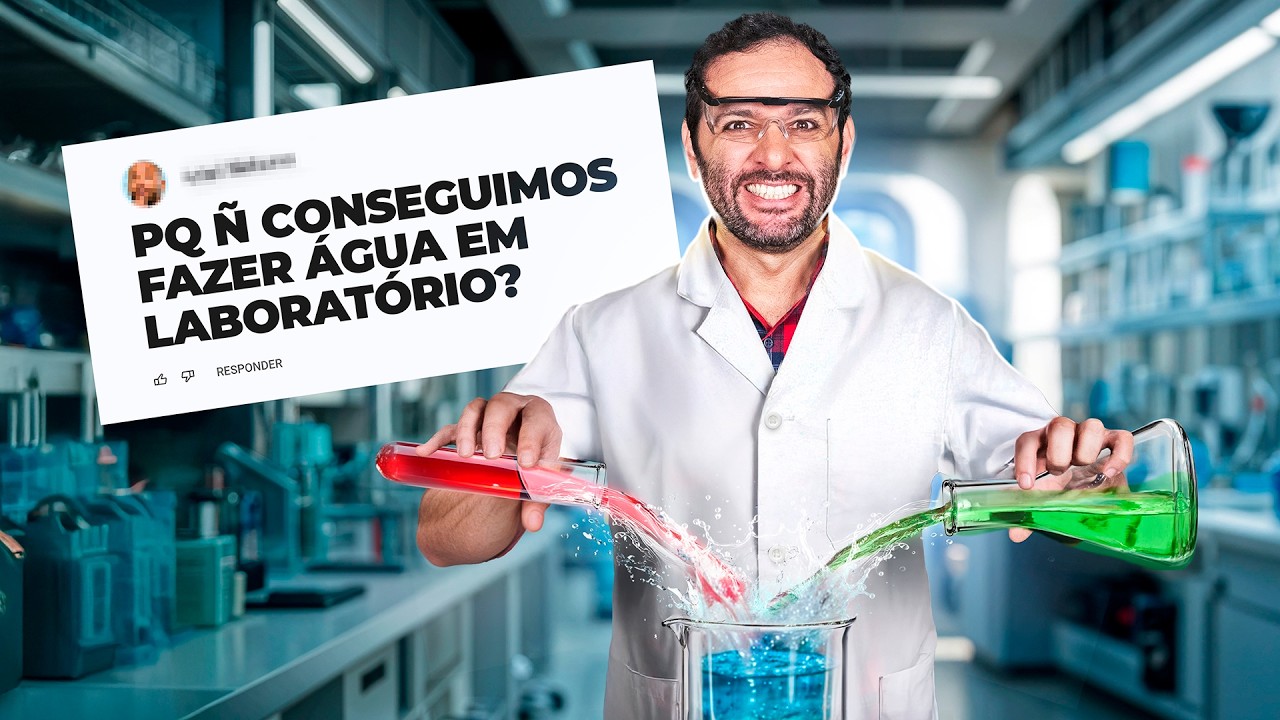 Por que não CRIAMOS ÁGUA em laboratório? Iberê responde!