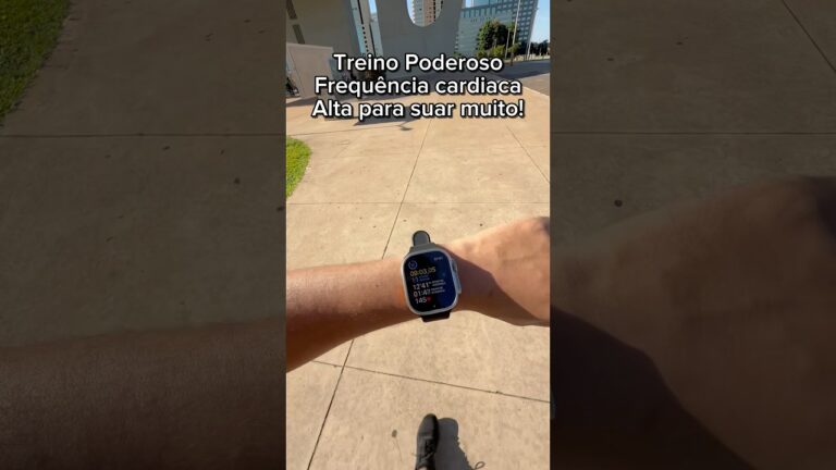 Super treino com o Apple Watch pra corrida