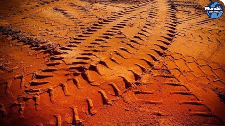 Algo está dirigindo na superfície marciana e NÃO é um Mars Rover