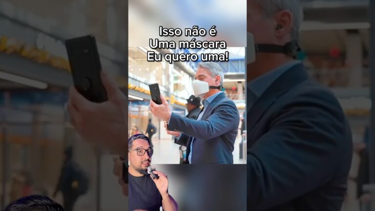 Essa máscara de privacidade impede que outras pessoas te ouçam perto de você