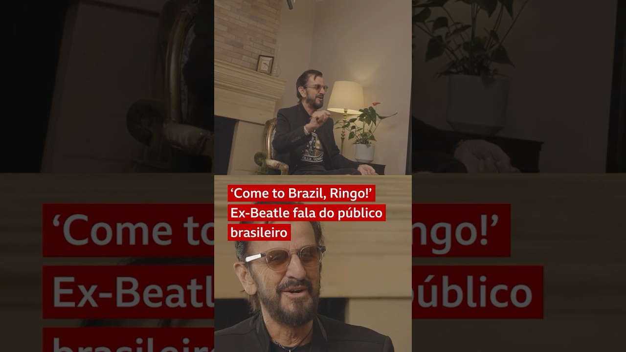 Baterista dos Beatles, Ringo Starr, diz que 'amou o Brasil'