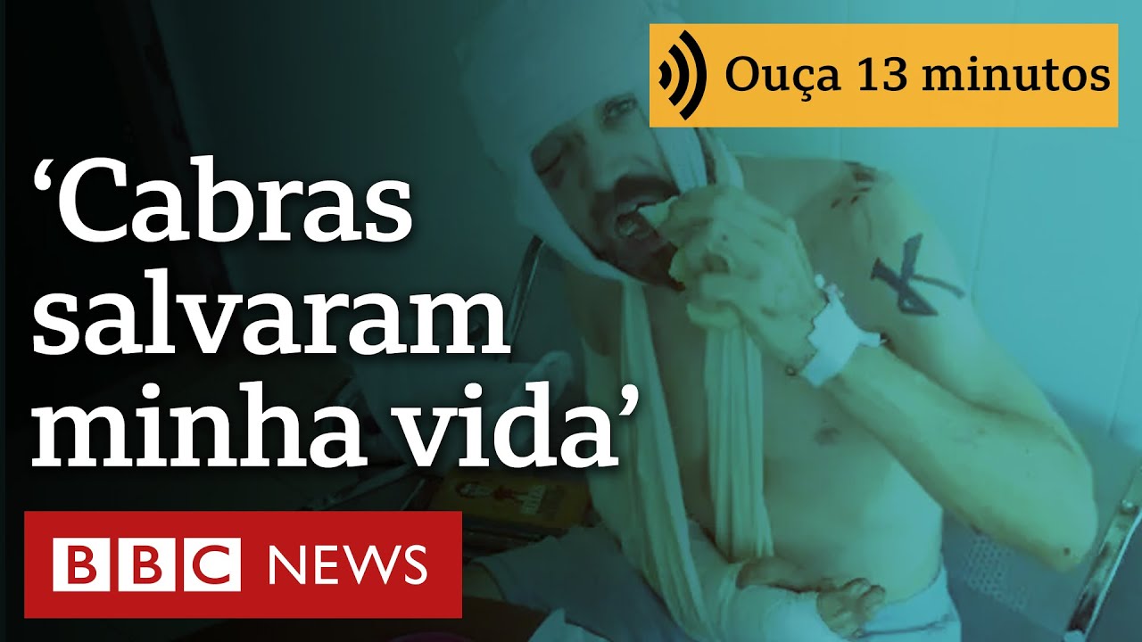 'Cabras salvaram minha vida após 3 dias ferido na selva'