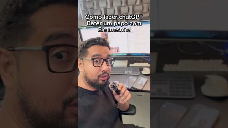 Coloquei o ChatGPT pra conversar com ele mesmo veja o que aconteceu
