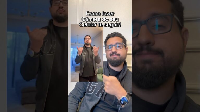 Como fazer sua câmera te seguir no celular