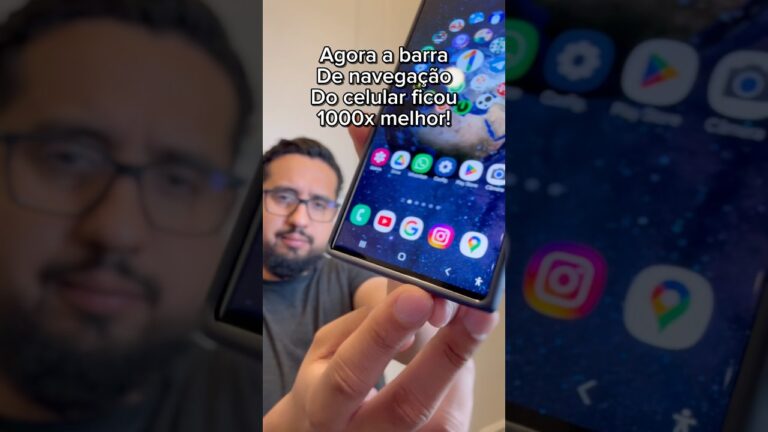 Como ocultar a barra de navegação do celular