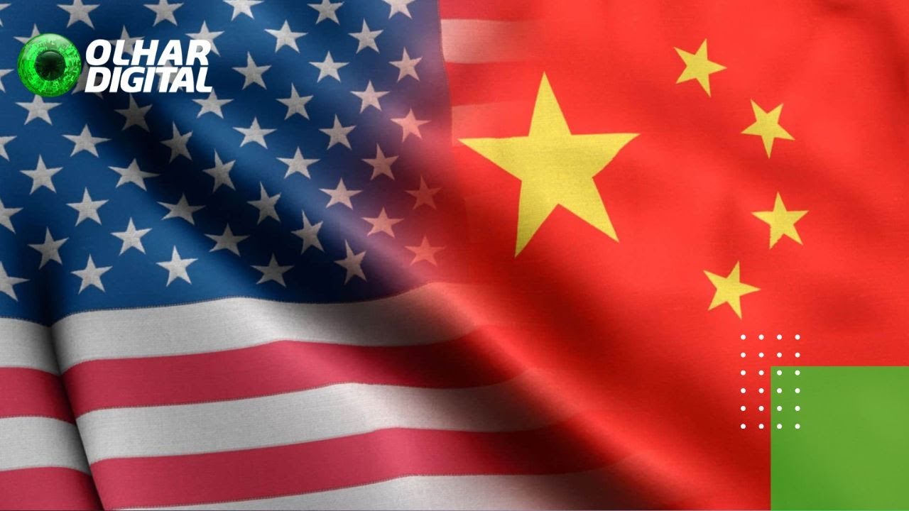 Como são as colaborações globais em IA, especialmente entre China e EUA?