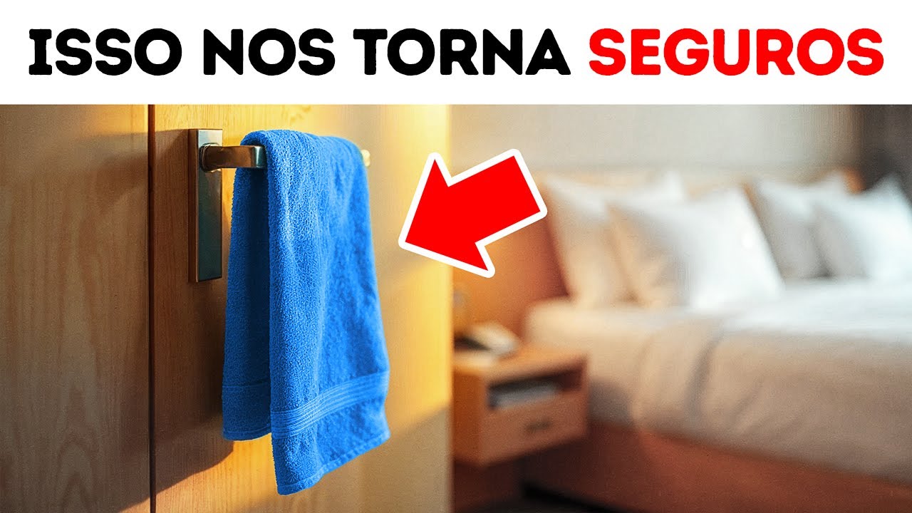 Como uma simples toalha pode protegê-lo em um hotel