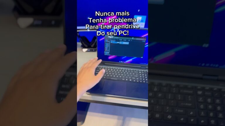 Essa é a melhor maneira de você retirar o pen Drive do computador