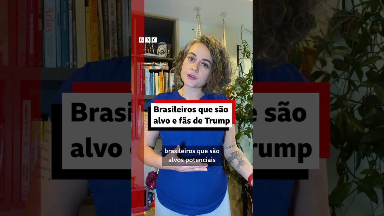 Os brasileiros fãs de Trump, mas ameaçados de deportação nos EUA #bbcnewsbrasil