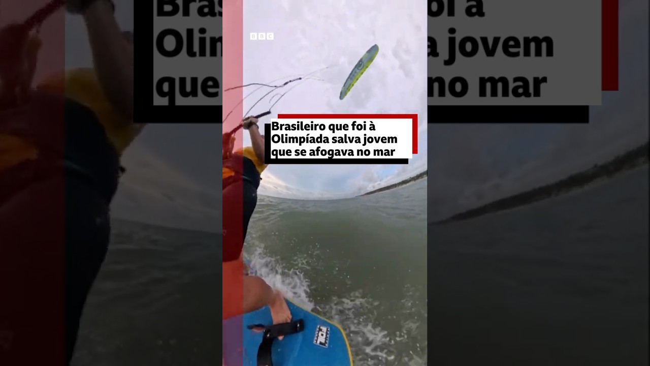 Atleta olímpico brasileiro salva jovem de afogamento no Maranhão #bbcnewsbrasil
