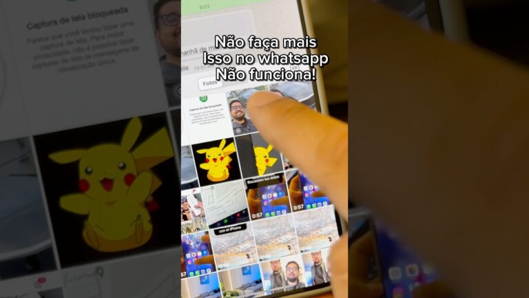 Não envie mais fotos de visualização única no WhatsApp