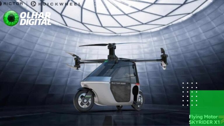 O futuro chegou! Empresa chinesa anuncia moto voadora