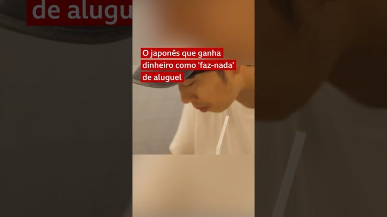 O japonês que é pago pra não fazer nada #bbcnewsbrasil