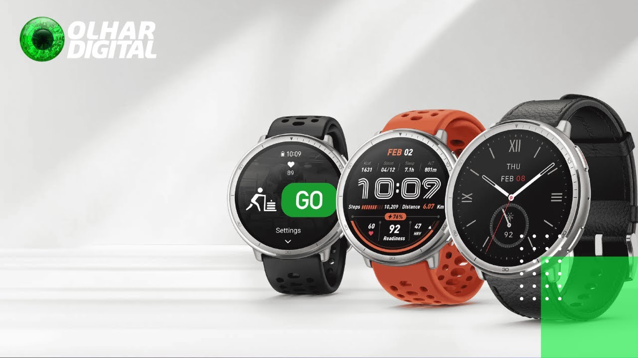 Smartwatch barato apresentado na CES 2025 chegará ao Brasil em breve