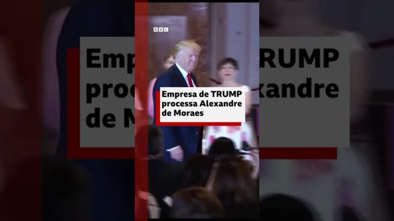 Trump x Alexandre de Moraes: empresa do presidente americano entra com ação contra ministro do STF