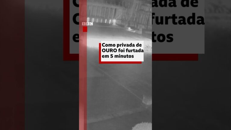 Como privada de ouro de R$ 35 milhões que foi roubada em 5 minutos #bbcnewsbrasil