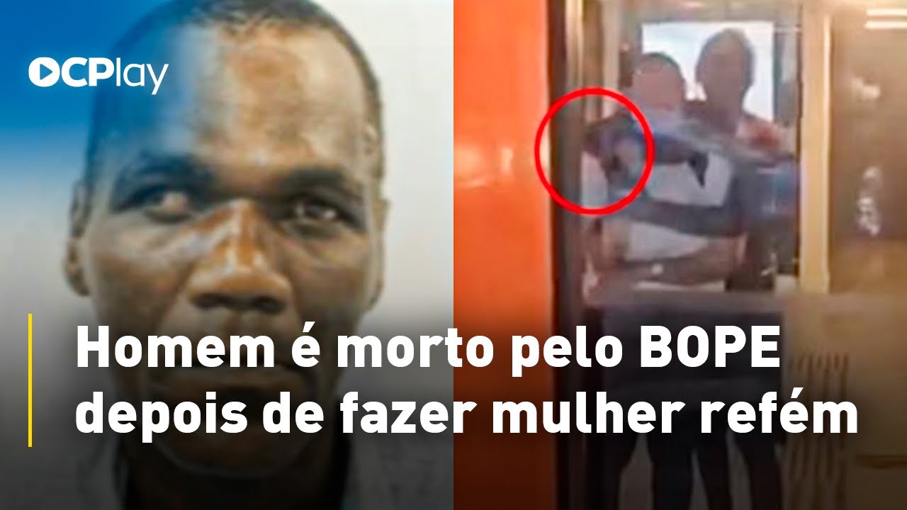 Bandido faz refém em agência bancária, no Rio
