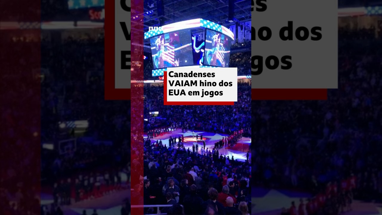 Trump ordena tarifas sobre Canadá, e hino americano é vaiado em jogos esportivos #bbcnewsbrasil