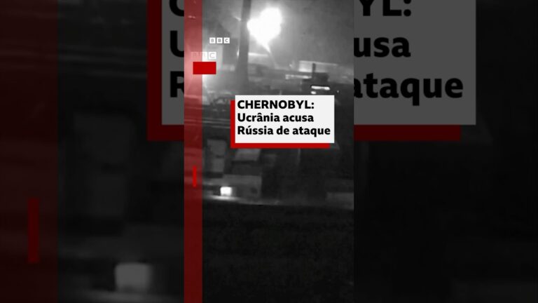 Chernobyl: Ucrânia acusa Rússia de usar drone para atacar usina #bbcnewsbrasil