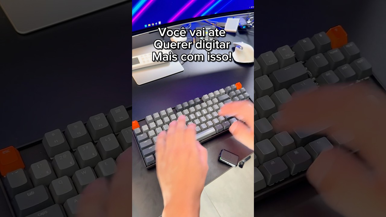 Como ter o som no teclado mecânico no seu computador