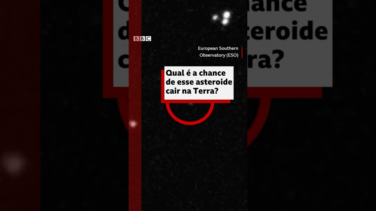 O asteroide que tem chance de se chocar com a Terra em alguns anos #bbcnewsbrasil