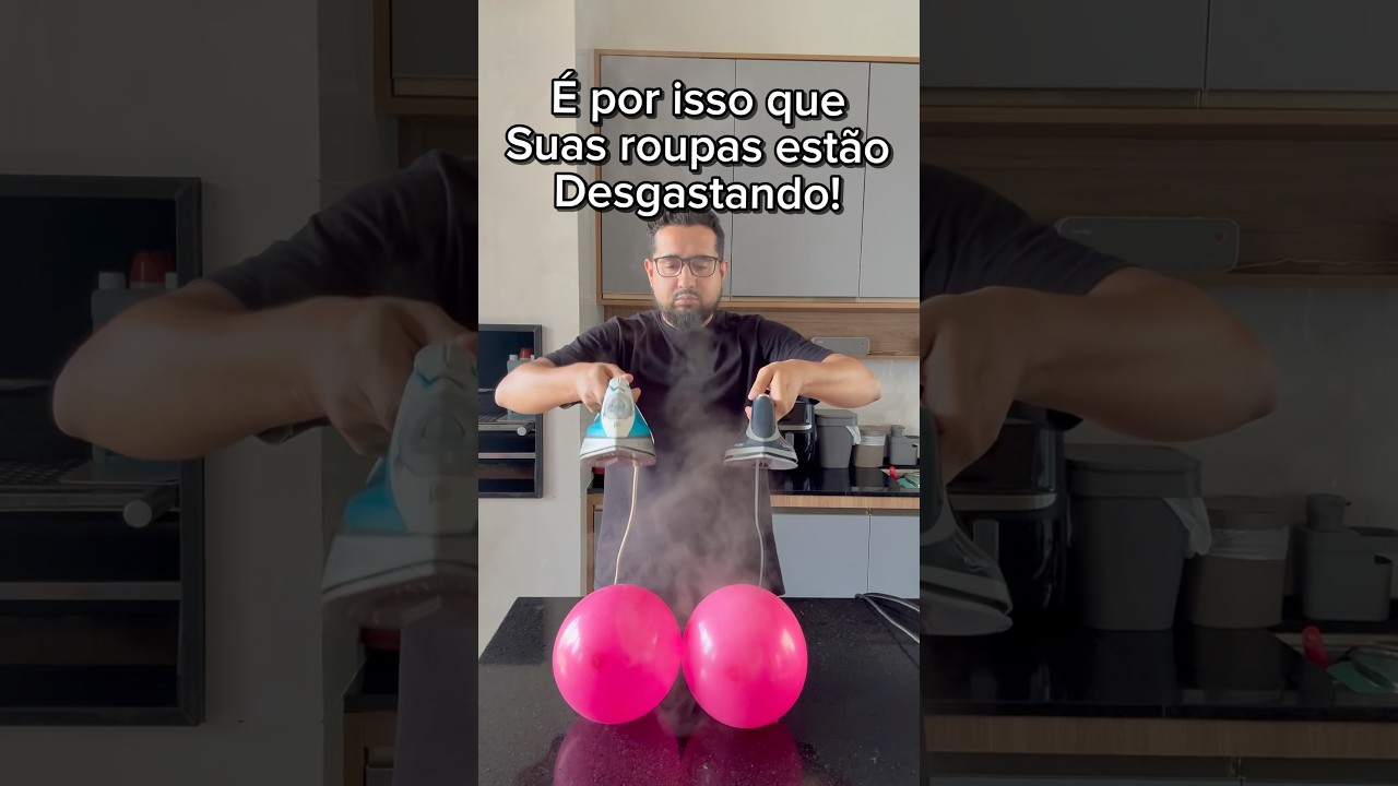 Esse ferro de passar da polishop está em outro nível