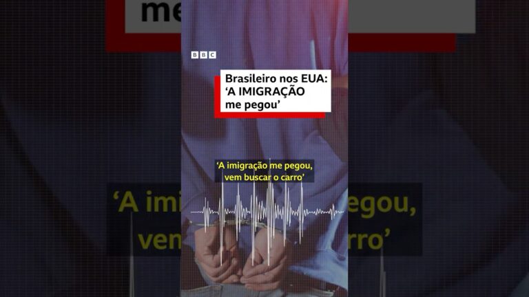 O brasileiro preso em blitz anti-imigração de Trump #bbcnewsbrasil