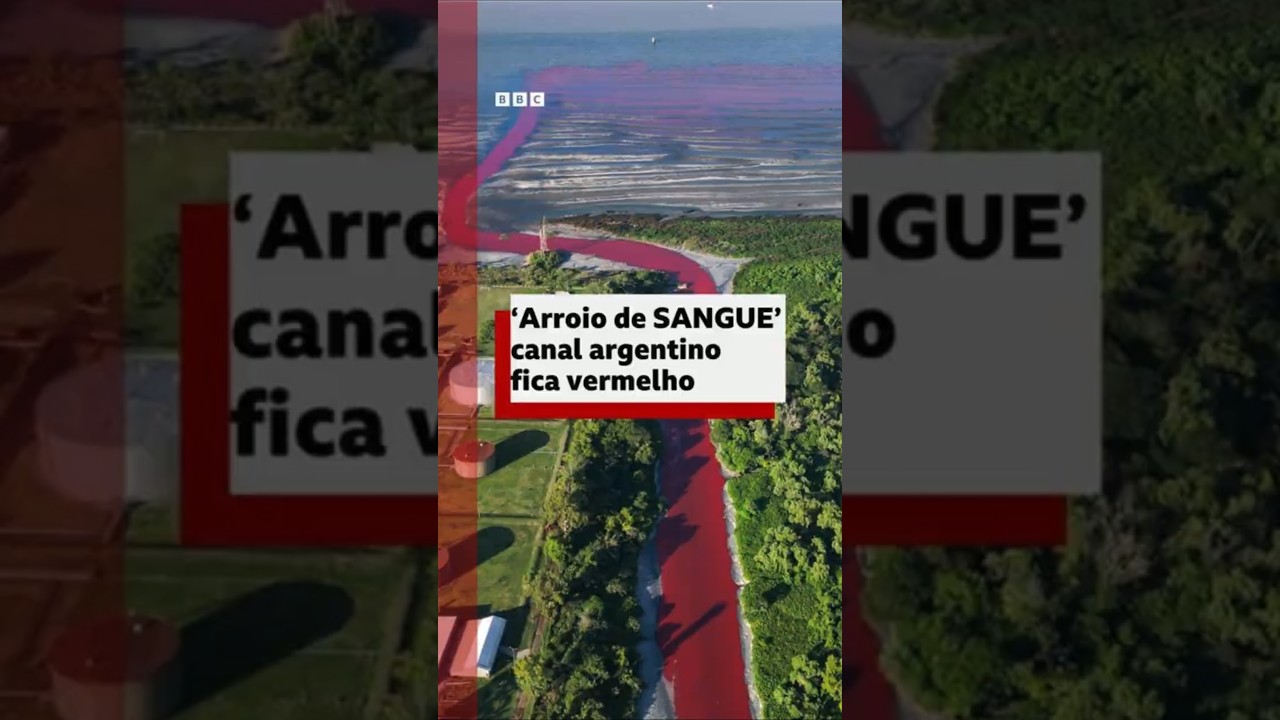 Rio amanhece vermelho na Argentina #bbcnewsbrasil #noticias