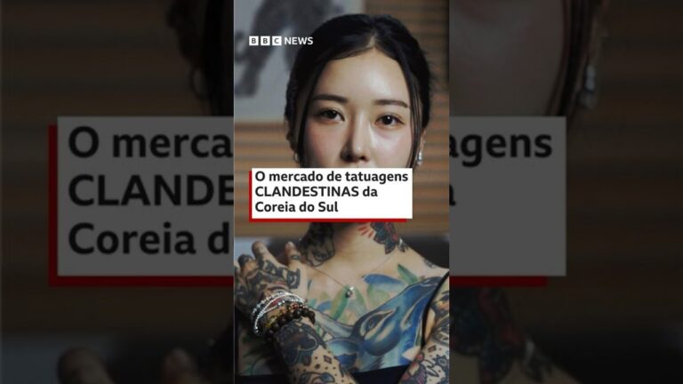 As mulheres no centro do mercado de tatuagens clandestinas da Coreia do Sul #bbcnewsbrasil