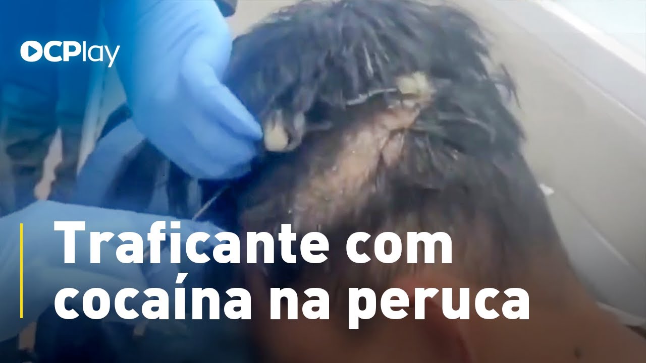 Traficante levava cocaína em uma peruca