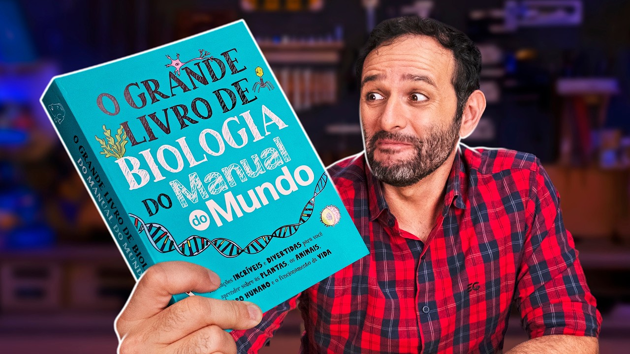 Chegou o GRANDE LIVRO de BIOLOGIA do MANUAL do MUNDO!