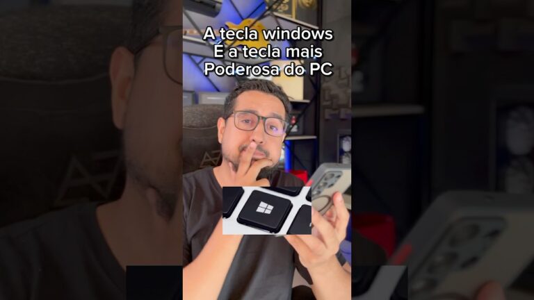A tecla Windows do seu computador faz tudo isso garanto que você não sabia