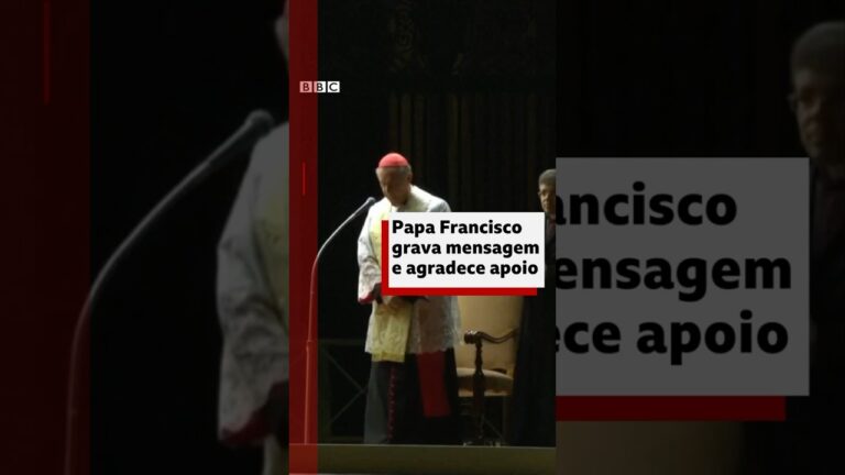 Papa Francisco agradece do hospital as orações pela melhora da saúde #bbcnewsbrasil
