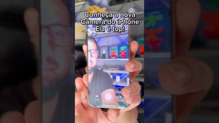 Com a nova câmera do iPhone com inteligência artificial