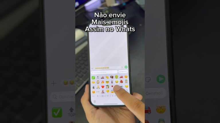 Como criar emojis com INteligência artificial no iPhone