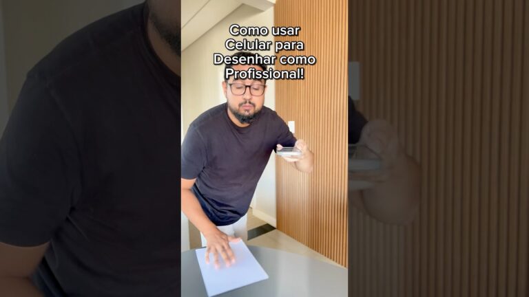 Como desenha usando celular