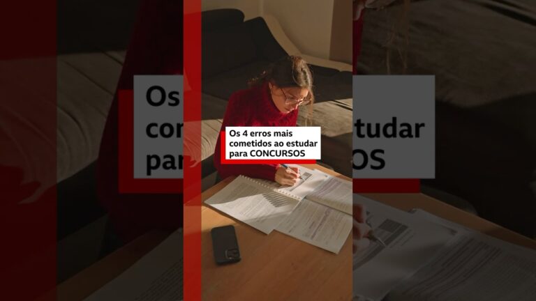 Concursos: os erros mais cometidos ao estudar para os exames #bbcnewsbrasil