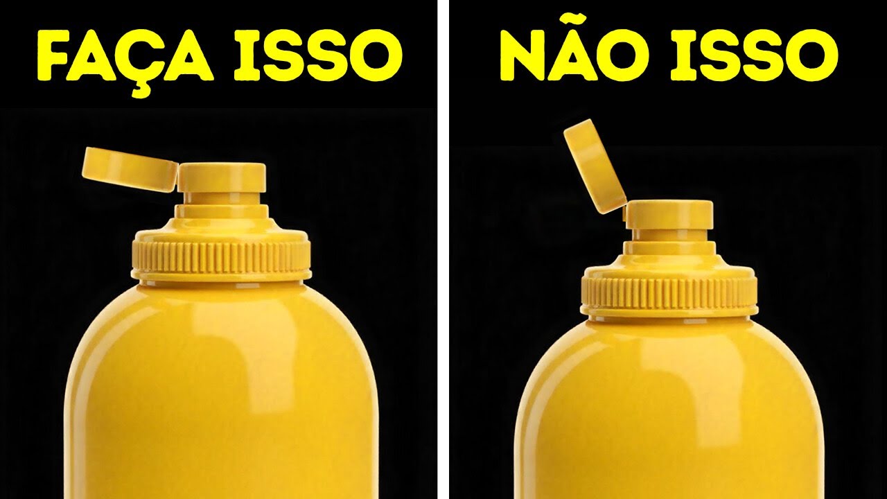 Esta é a maneira correta de usar esses itens comuns