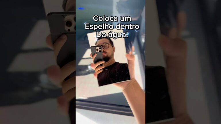 Experimento de física: como fazer um arco-íris com só um espelho e água