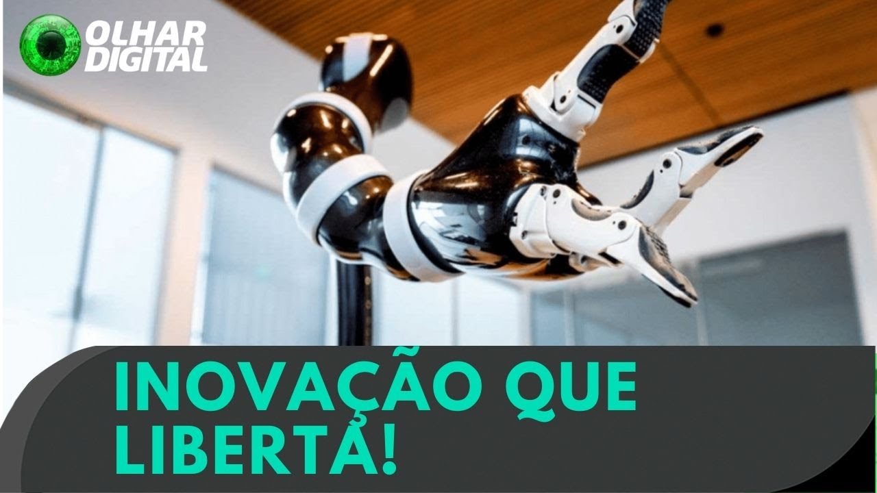 Homem com paralisia move braço robótico pelo pensamento! Veja!