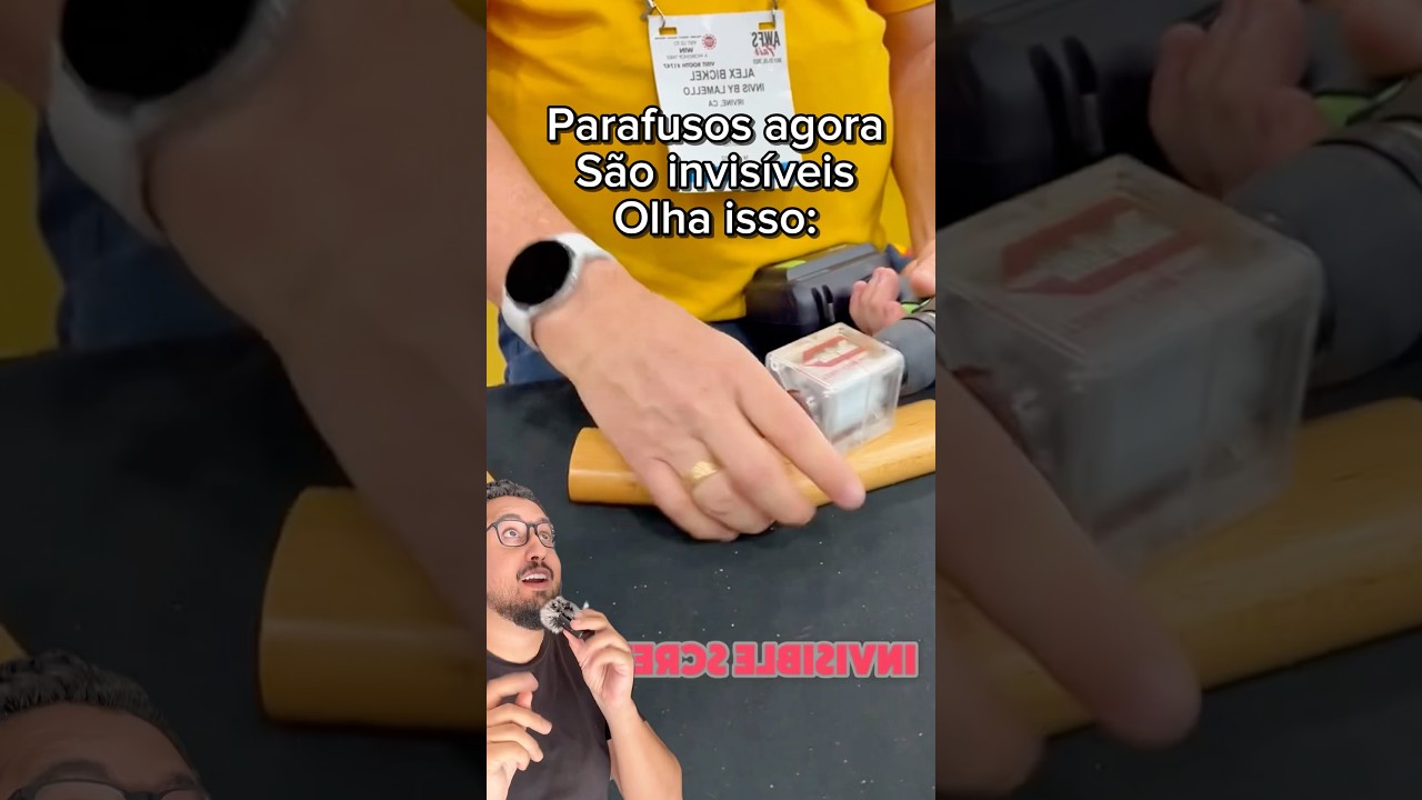 Invenção genial: parafuso invisível e magnético